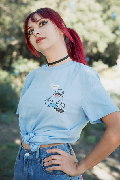 T-shirt Maraiste ''I don't care''